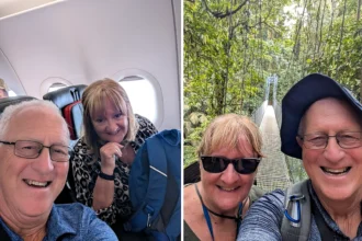 Race Across the World couple who have visited 60 countries slam "shocking" airport lounge as the worst ever after paying nearly £50 for cold pasta and one glass of wine.