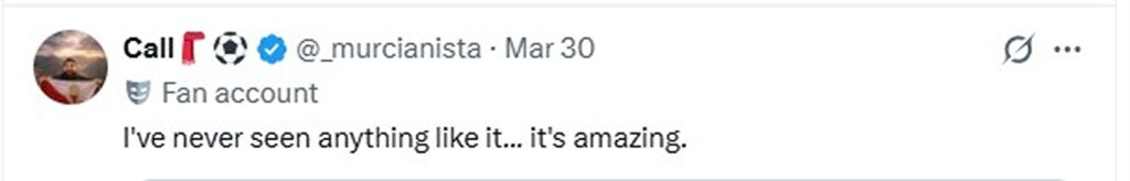 Social media comment on the post of Incredibly rare blue jet lightning was filmed shooting upwards into the sky during a fierce thunderstorm in Argentina - a phenomenon seen in just one in every 1,000 storms.