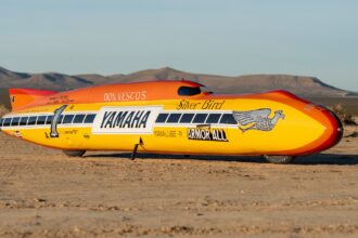 The legendary 1975 Silver Bird Lightning Bolt, the first motorcycle to break the 300mph barrier, is heading to auction after setting historic land speed records.