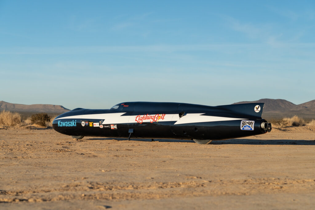 The legendary 1975 Silver Bird Lightning Bolt, the first motorcycle to break the 300mph barrier, is heading to auction after setting historic land speed records.
