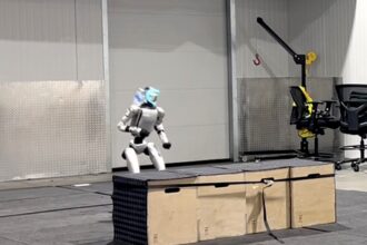 Scientists have trained humanoid robots to perform parkour moves like running, vaulting and climbing, in a breakthrough aimed at making machines move more like humans.