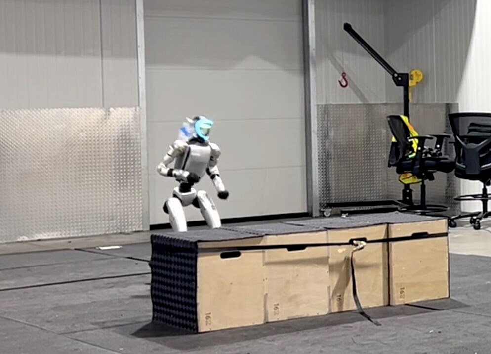 Scientists have trained humanoid robots to perform parkour moves like running, vaulting and climbing, in a breakthrough aimed at making machines move more like humans.