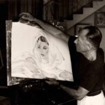 Portraits of Hollywood legends by artist Boris Smirnoff, once hidden in a Berkshire hotel, are heading to auction, revealing a rare glimpse into cinema’s golden age and elite circles