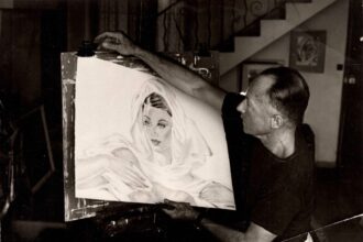 Portraits of Hollywood legends by artist Boris Smirnoff, once hidden in a Berkshire hotel, are heading to auction, revealing a rare glimpse into cinema’s golden age and elite circles