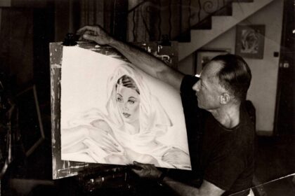 Portraits of Hollywood legends by artist Boris Smirnoff, once hidden in a Berkshire hotel, are heading to auction, revealing a rare glimpse into cinema’s golden age and elite circles