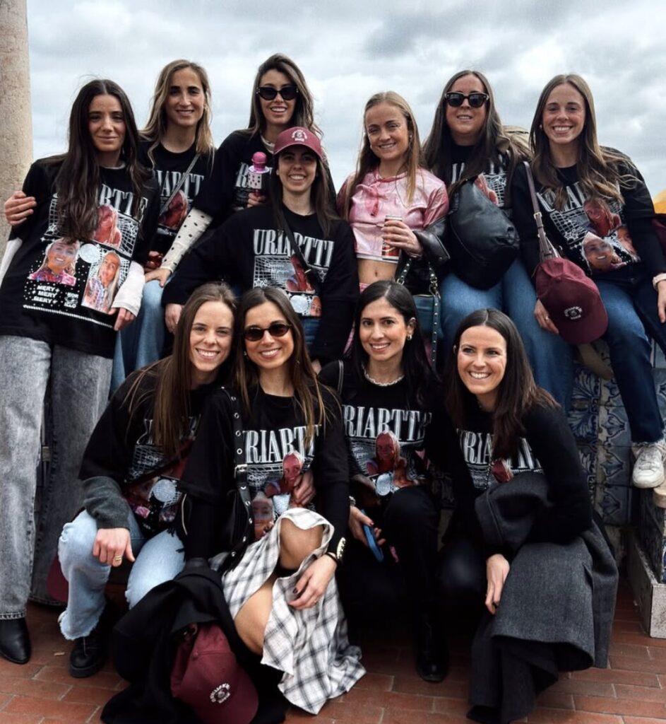 Hollywood star Sydney Sweeney crashes a bachelorette party in Lisbon - chatting with the bride and posing for photos as the viral TikTok encounter racks up 362000 views.