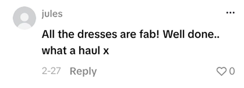 A savvy shopper scores a £300 designer dress for just £5 in a charity shop, stunning viewers as her bargain find proves high-end fashion can come cheap