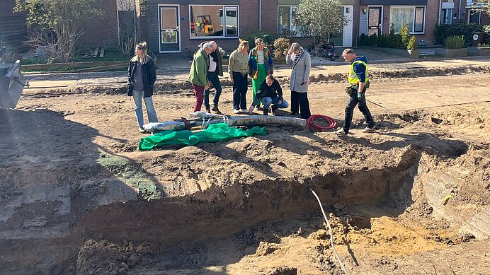 Possible 1300-year-old ship fragment discovered during sewer work in the Netherlands - with experts now analysing tree rings to determine if it dates to the Viking age.