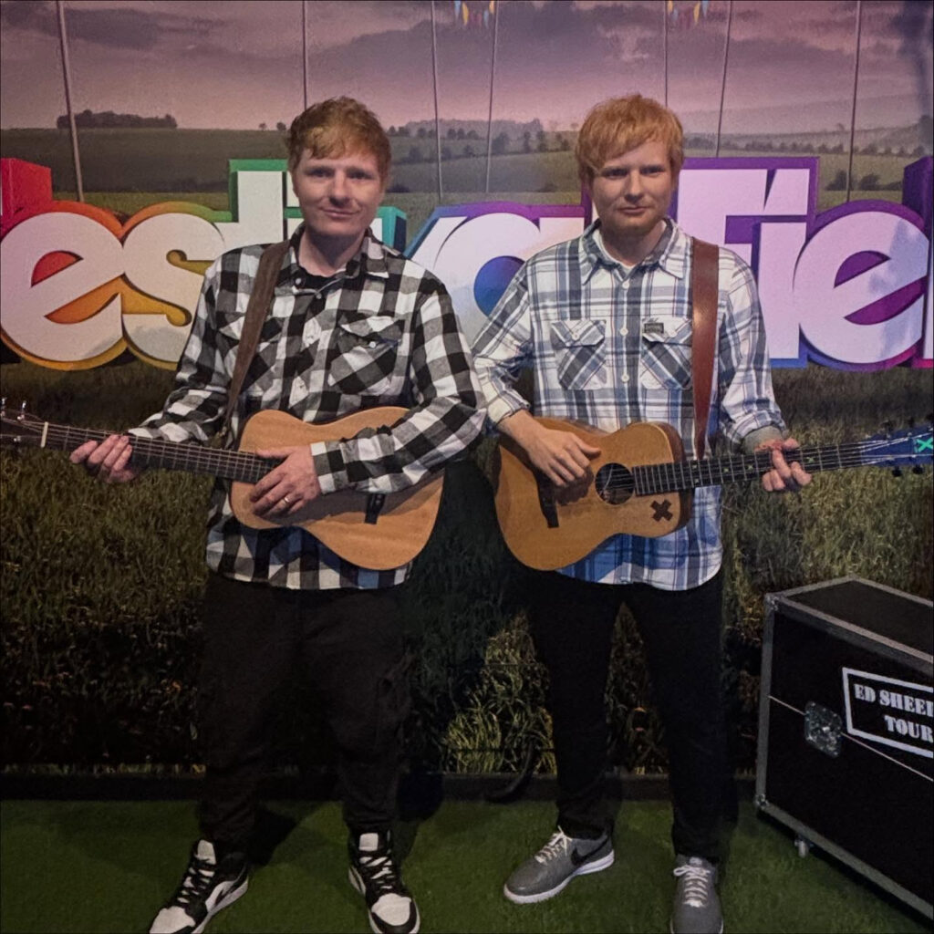 Ed Sheeran lookalike says he feels trapped after being told he needs £10m insurance to visit shopping centre - claims crowds mob him and cause chaos in Manchester.