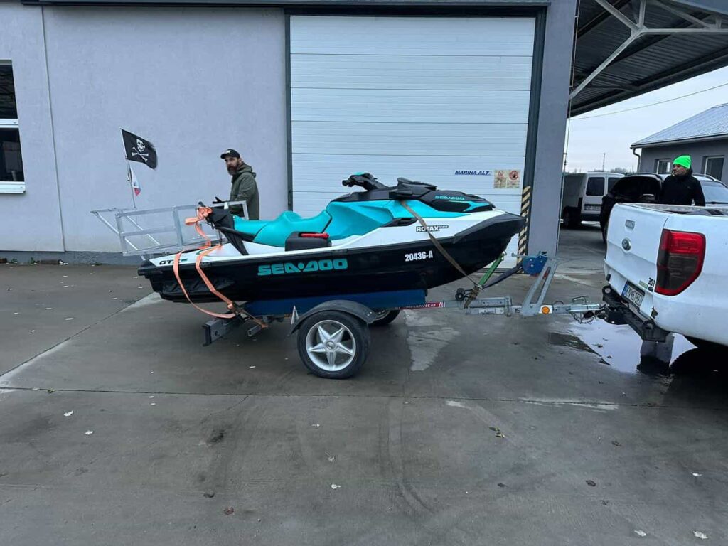 A German man has been travelling the world on a jet ski for over 120 days despite only riding one three times before - and plans to cross the Atlantic on his global adventure.