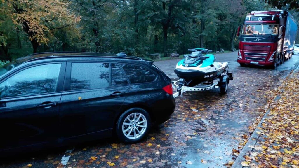 A German man has been travelling the world on a jet ski for over 120 days despite only riding one three times before - and plans to cross the Atlantic on his global adventure.