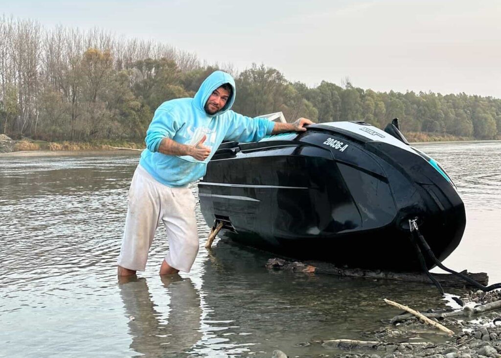 A German man has been travelling the world on a jet ski for over 120 days despite only riding one three times before - and plans to cross the Atlantic on his global adventure.