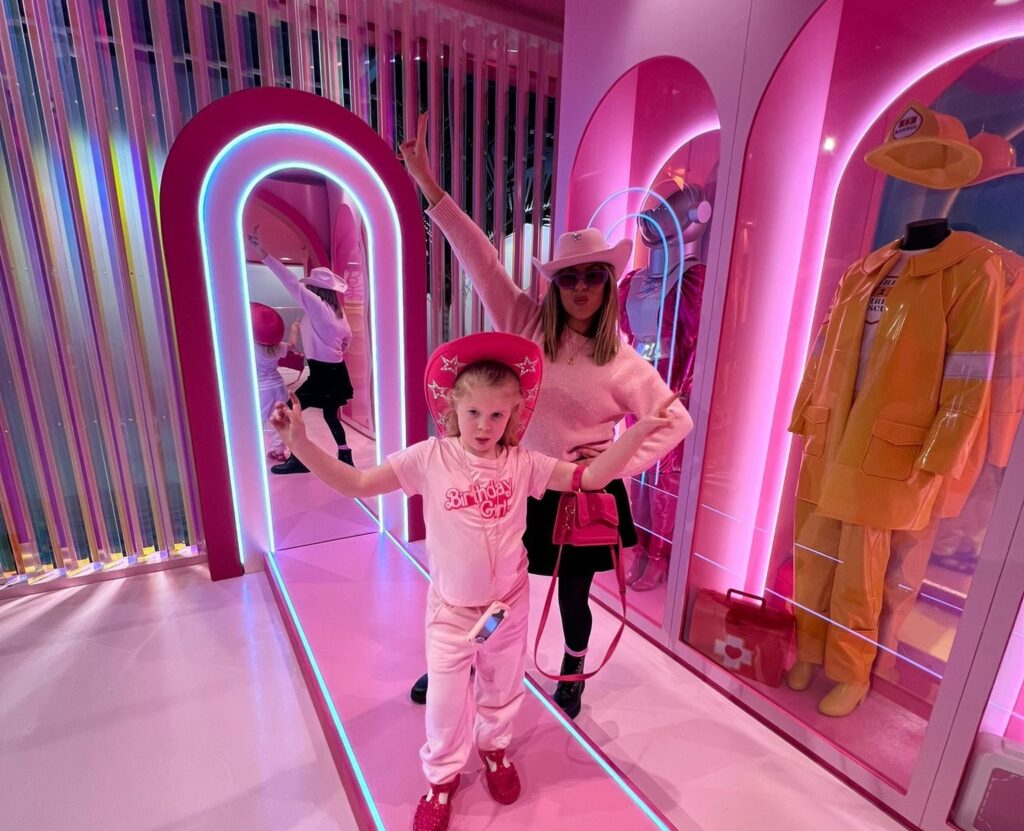 A mum ditched birthday presents and flew her daughter to Amsterdam and back in one day for a Barbie experience - and the whole extreme day trip cost just £150 per person.