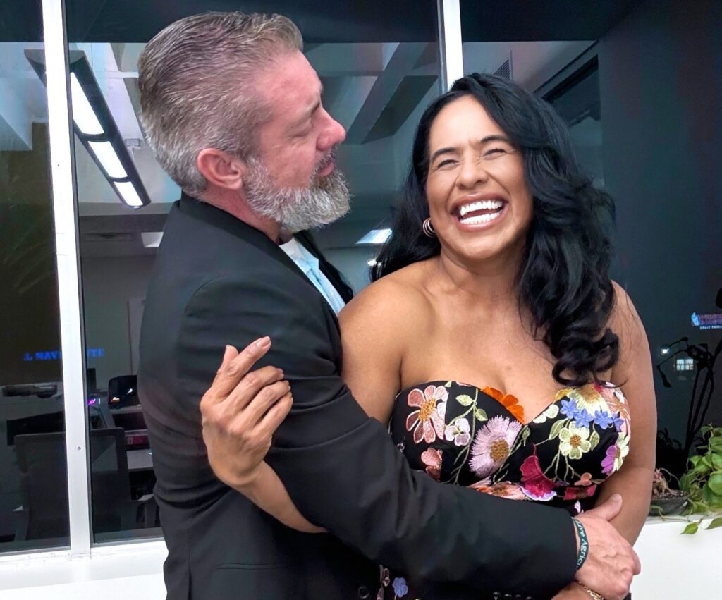 A woman divorced her husband and watched him raise a family with someone else - but one Facebook message 12 years later brought them back together and they remarried.