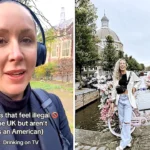 An American expat living in London has gone viral sharing four British norms that still feel illegal to her, from betting shops on every corner to nudity on regular cable TV.