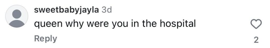 Social media comment on the post of Anais Gallagher sparked concern after sharing a hospital snap in a medical gown - but the model has now revealed the real reason behind her MRI scan.