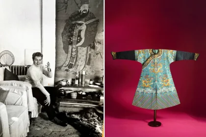 A British family discovered their communist grandmother's Chinese souvenir chest contained a £40,000 Imperial art collection, including a 230-year-old Qing dynasty dragon robe.