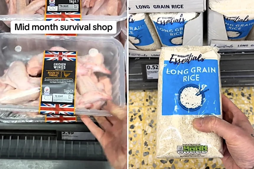 A savvy dad has gone viral sharing his budget "survival shop" that feeds a family until payday for just £23, using staples from Aldi, Asda and Farmfoods to stretch every penny.