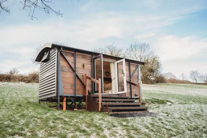 Clarkson's Farm fans can now stay in a £109 a night Airbnb right next to Harriet Cowan's cows. The shepherd's hut in Derbyshire is steps from her family's working farm.