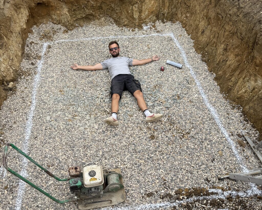 A couple spent £6,700 and eight months building their own DIY pool in their Suffolk garden. They did every bit of the work themselves - and friends are already asking for invites.