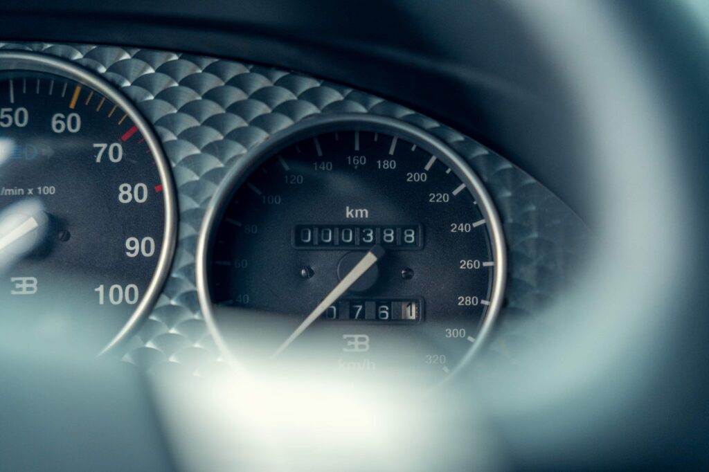 One of just three surviving 1999 Bugatti EB112s, with only 23 miles on the clock, is heading to the Monaco auction block with a jaw-dropping £1.75 million guide price.