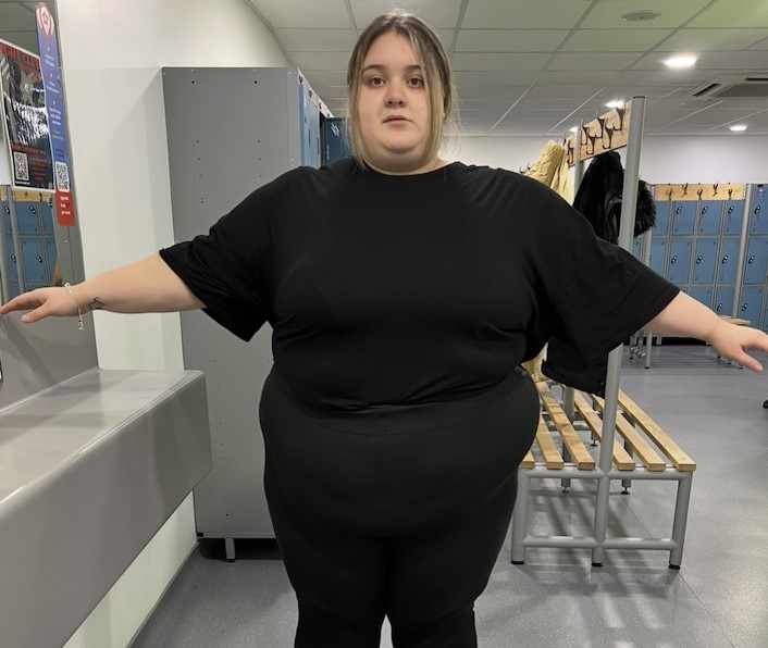 A young woman told she may not live to 30 after reaching 500lbs has lost 200lbs in seven months - and says she has been given a second chance at life.