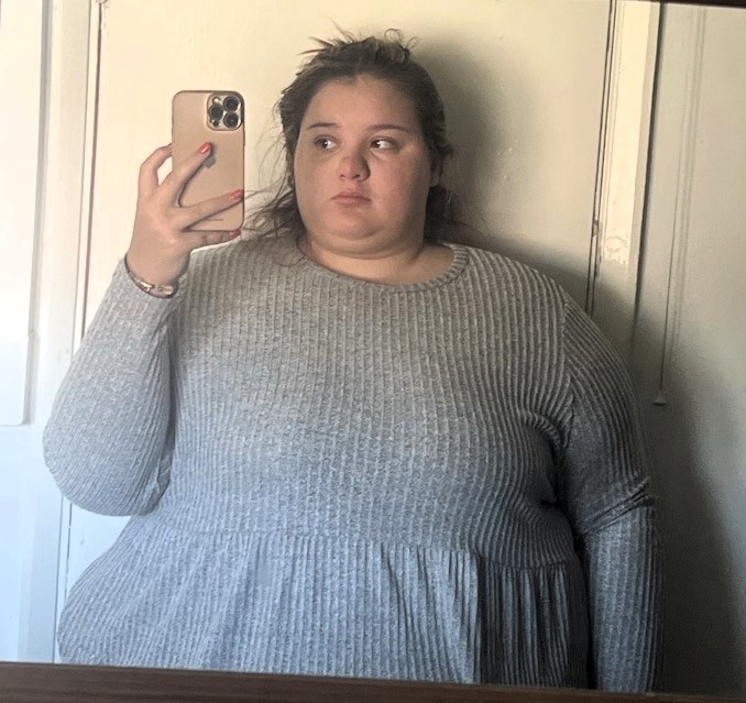 A young woman told she may not live to 30 after reaching 500lbs has lost 200lbs in seven months - and says she has been given a second chance at life.