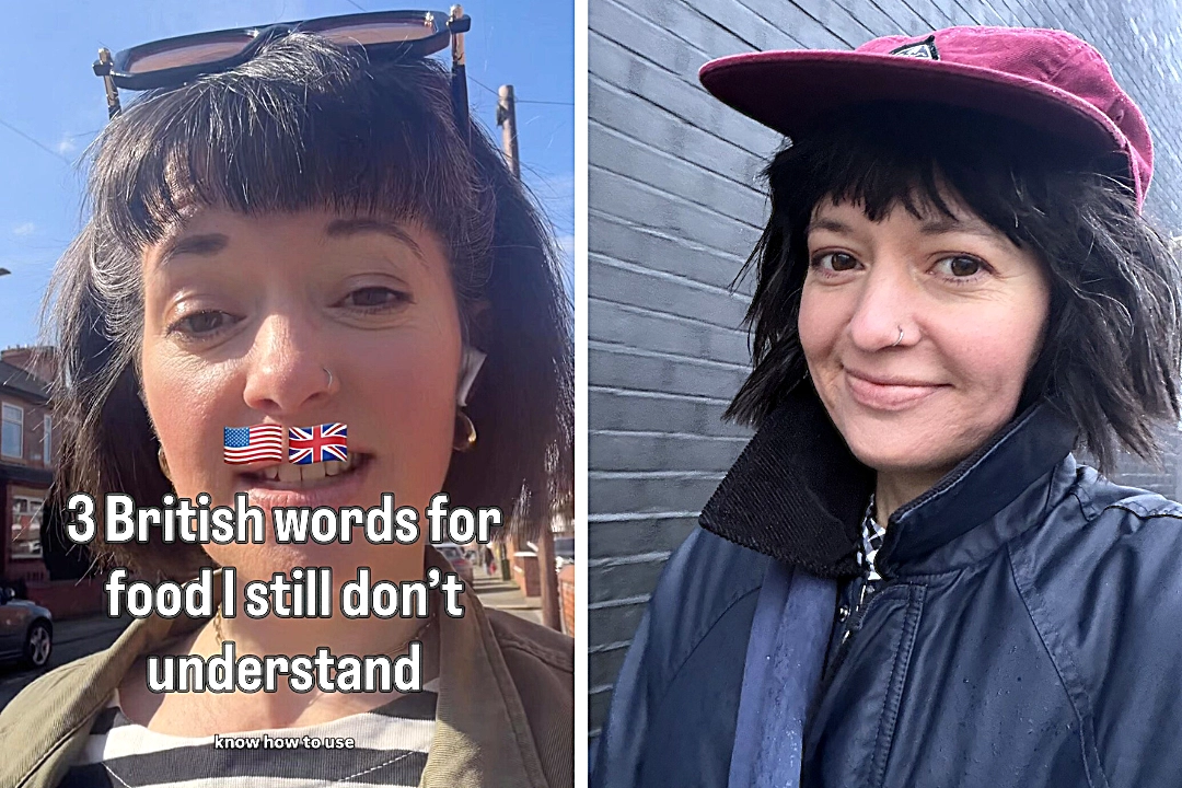 American woman living in the UK reveals the three British food words that still leave her completely baffled after years in the country - including one she had never heard of.