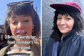 American woman living in the UK reveals the three British food words that still leave her completely baffled after years in the country - including one she had never heard of.
