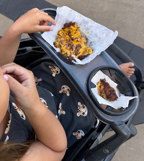 Mum who feeds her kids burgers, bacon and butter daily is now urging families to follow the all-meat diet to prepare for World War Three - spending $400 a week on meat.