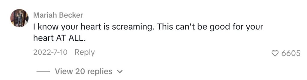 Social media comment on the post of Mum who feeds her kids burgers, bacon and butter daily is now urging families to follow the all-meat diet to prepare for World War Three - spending $400 a week on meat.
