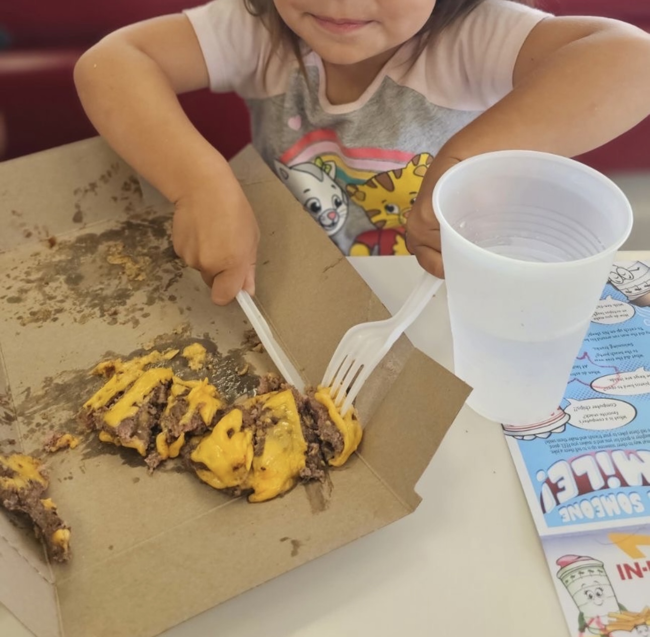 Mum who feeds her kids burgers, bacon and butter daily is now urging families to follow the all-meat diet to prepare for World War Three - spending $400 a week on meat.