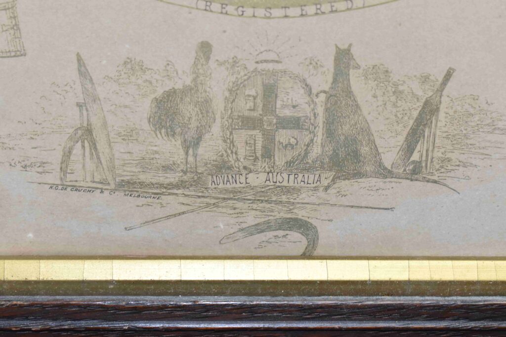 A near-unique 1868 poster of Australia's pioneering Aboriginal cricket team, one of only two known to exist, has been found in a Midlands house clearance ahead of a Lichfield auction.