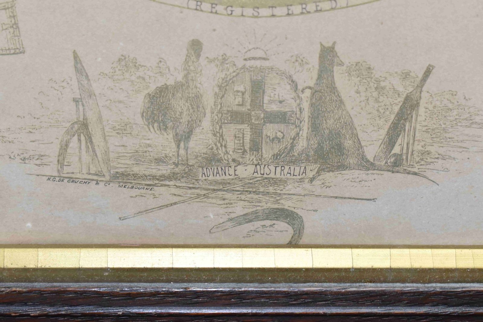One of just two known posters of the first Aussie sports team to visit ...