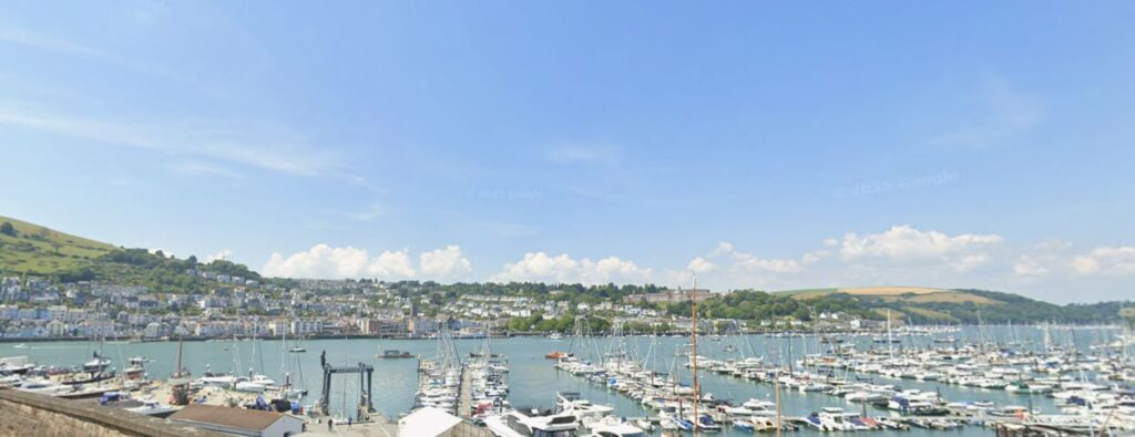 Superyacht Mosaique worth over £10m sails into Dartmouth where King Charles trained for the navy - the 165ft vessel costs £175,000 a week to charter plus expenses.