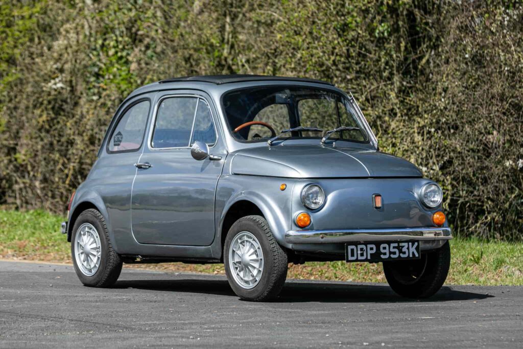 Two cars from late singer Chris Rea’s collection, a low-mileage Porsche 911 and a classic electric Fiat 500, are set to fetch over £100,000 at auction.