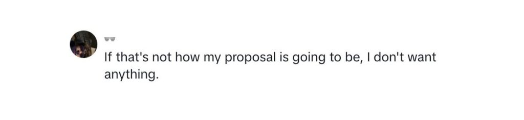 Social media comment on the post of Prankster stages fake motorbike crash to propose to his girlfriend in Lima, Peru - she rushed over in tears before he dropped to one knee and pulled out a ring. She said yes.