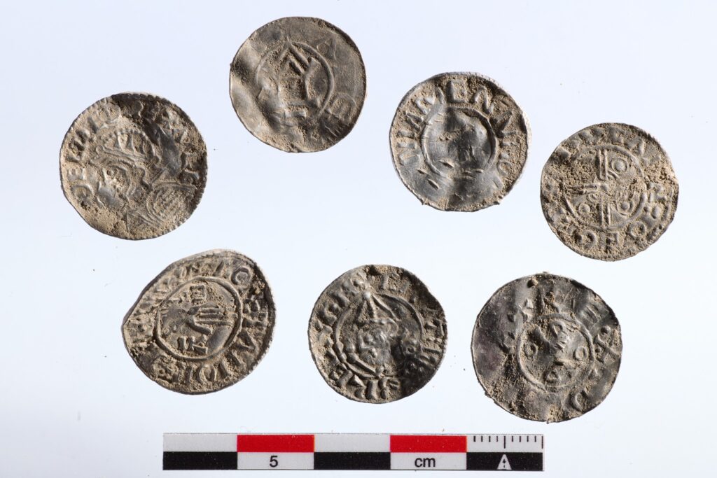 Two metal detector hobbyists have stumbled upon a record-breaking hoard of nearly 3,000 Anglo-Saxon and Viking silver coins in a field in eastern Norway.