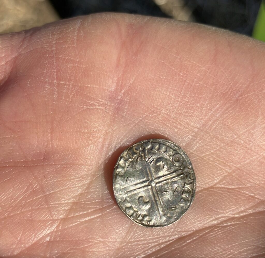 Two metal detector hobbyists have stumbled upon a record-breaking hoard of nearly 3,000 Anglo-Saxon and Viking silver coins in a field in eastern Norway.