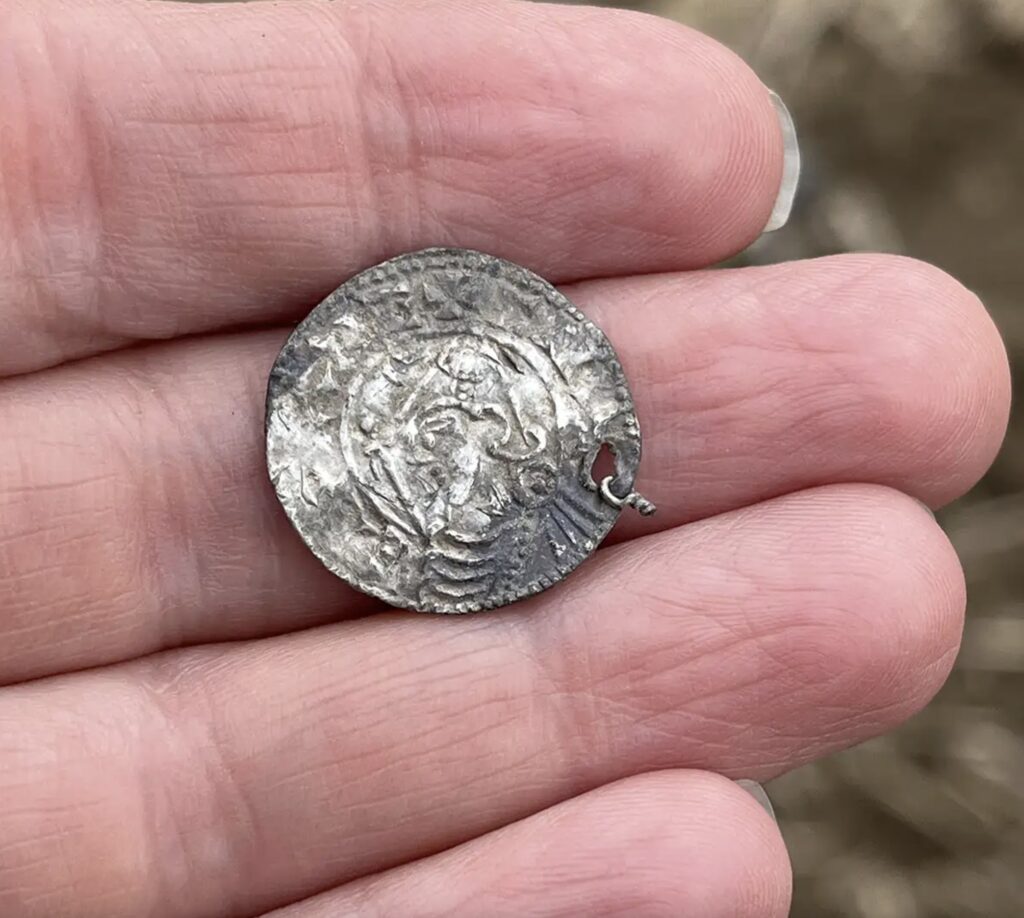 Two metal detector hobbyists have stumbled upon a record-breaking hoard of nearly 3,000 Anglo-Saxon and Viking silver coins in a field in eastern Norway.