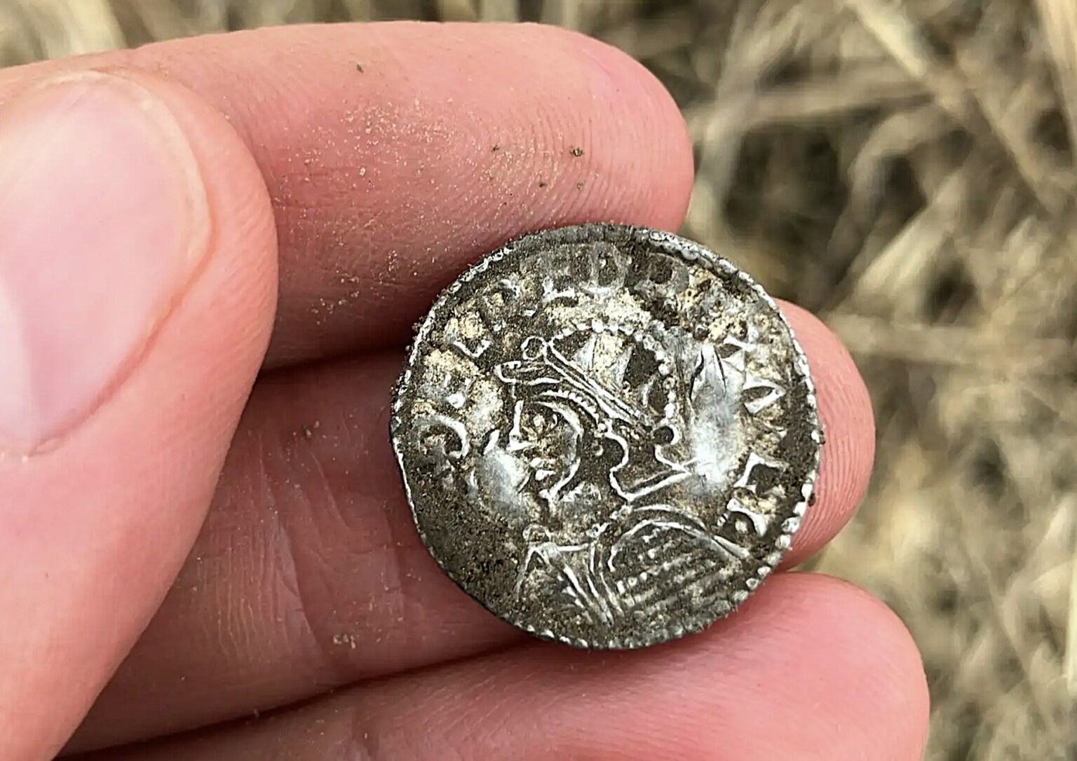 Two metal detector hobbyists have stumbled upon a record-breaking hoard of nearly 3,000 Anglo-Saxon and Viking silver coins in a field in eastern Norway.