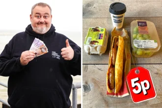A savvy Brit spent just 5p on breakfast and groceries from Greggs and Sainsbury's by stacking app deals, then made a profit by scanning his receipt for cashback rewards.