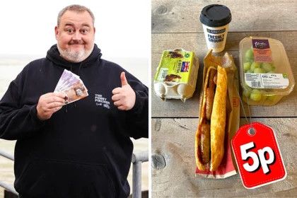 A savvy Brit spent just 5p on breakfast and groceries from Greggs and Sainsbury's by stacking app deals, then made a profit by scanning his receipt for cashback rewards.