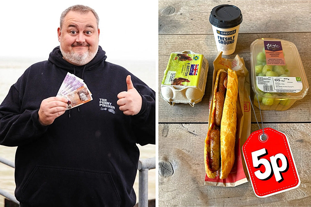 A savvy Brit spent just 5p on breakfast and groceries from Greggs and Sainsbury's by stacking app deals, then made a profit by scanning his receipt for cashback rewards.