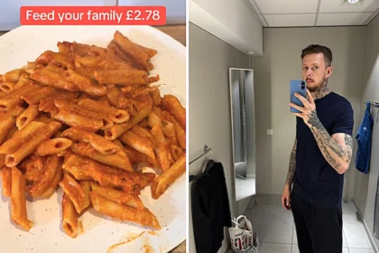 A British dad has gone viral sharing his three-ingredient pasta bake recipe that feeds a family of four for just £2.78, using budget finds from Aldi and Farm Foods.