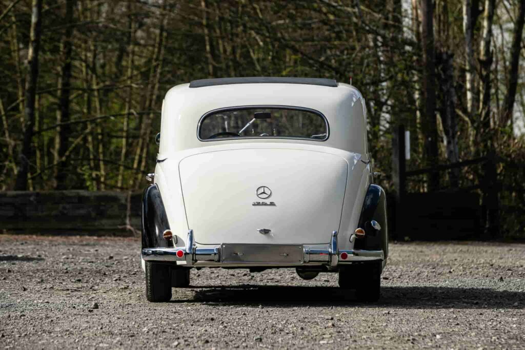 A fully restored 1950 Mercedes-Benz linked to Marilyn Monroe, backed by insurance documents she signed, is heading to auction with a stunning £160,000 estimate.