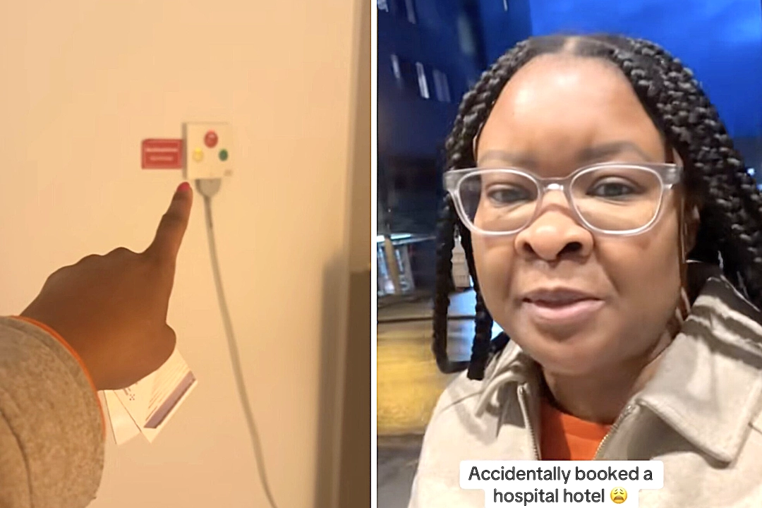 Shocked tourist reveals she accidentally booked a £160 hotel room inside a hospital in Norway - and had to walk through the ward to check in after a 3,800 mile trip.