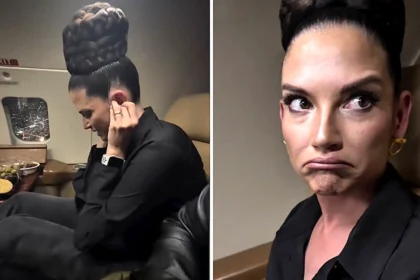 Spanish singer Natalia Jiménez survived two emergency landings in a single day after consecutive private jets depressurised mid-flight, leaving her visibly shaken and terrified.