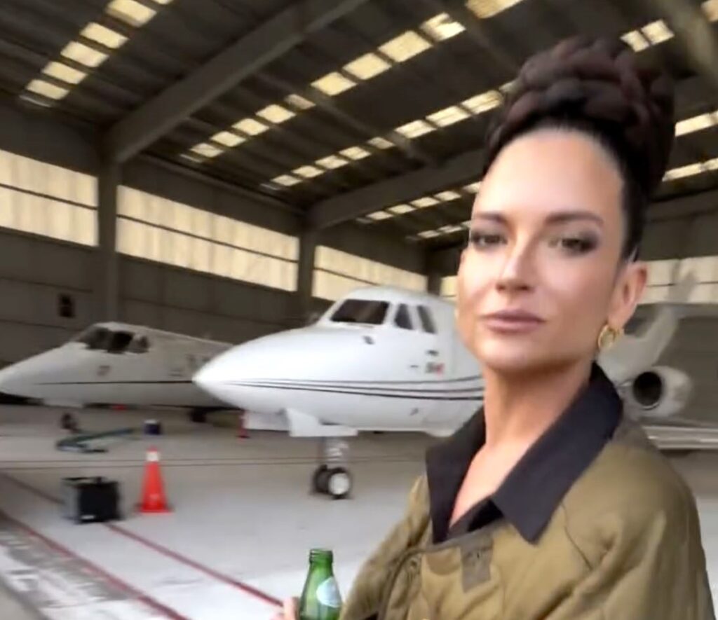 Spanish singer Natalia Jiménez survived two emergency landings in a single day after consecutive private jets depressurised mid-flight, leaving her visibly shaken and terrified.