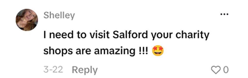 A Manchester bargain-hunter snagged a designer Maje dress worth over £300 for just £8 at a charity shop, adding to her impressive string of luxury thrift finds.